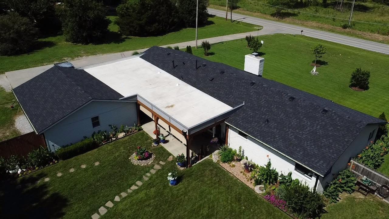 Large residential property with new roof